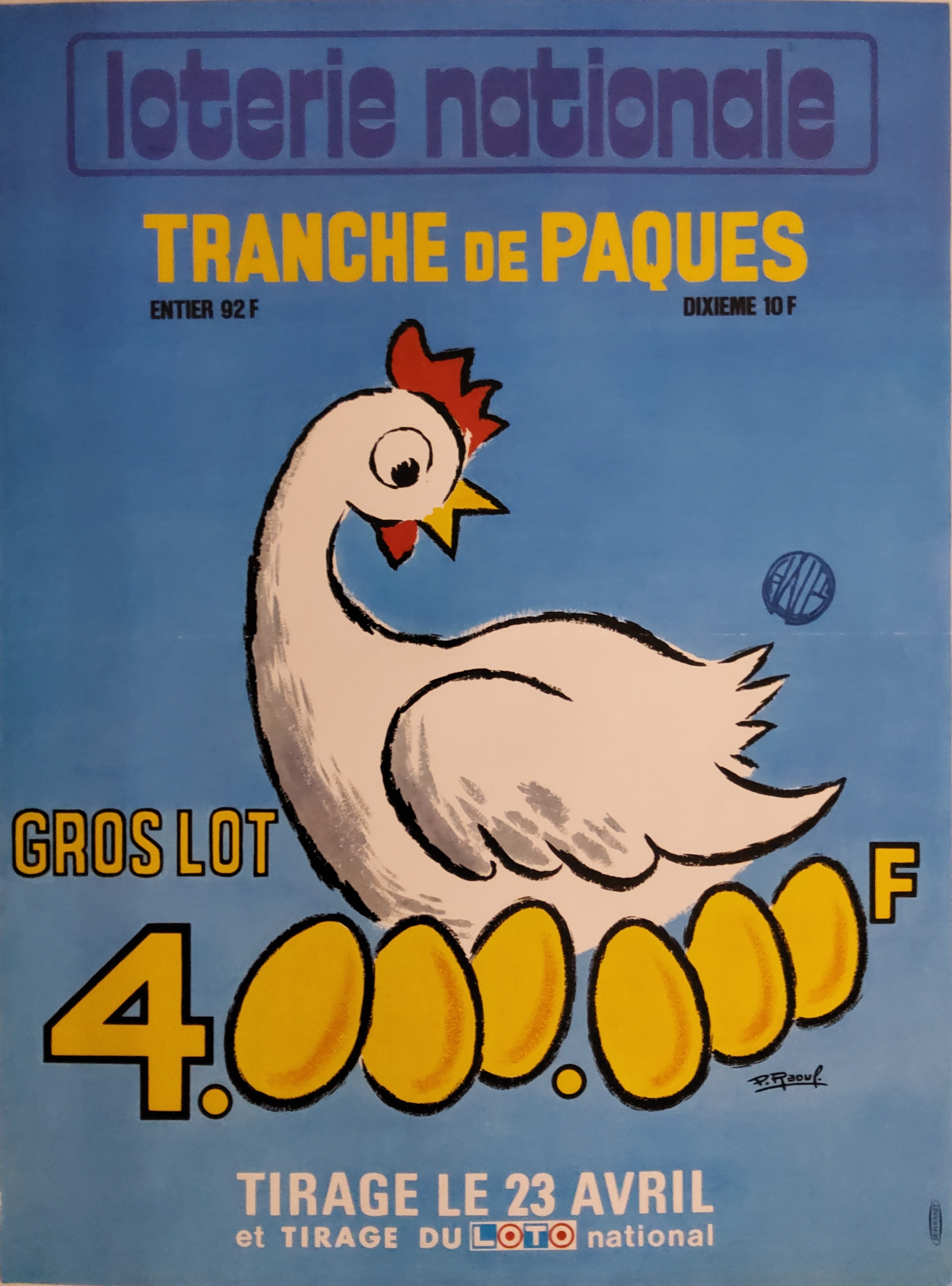 Loterie nationale - Tranche de Pâques - 23 avril