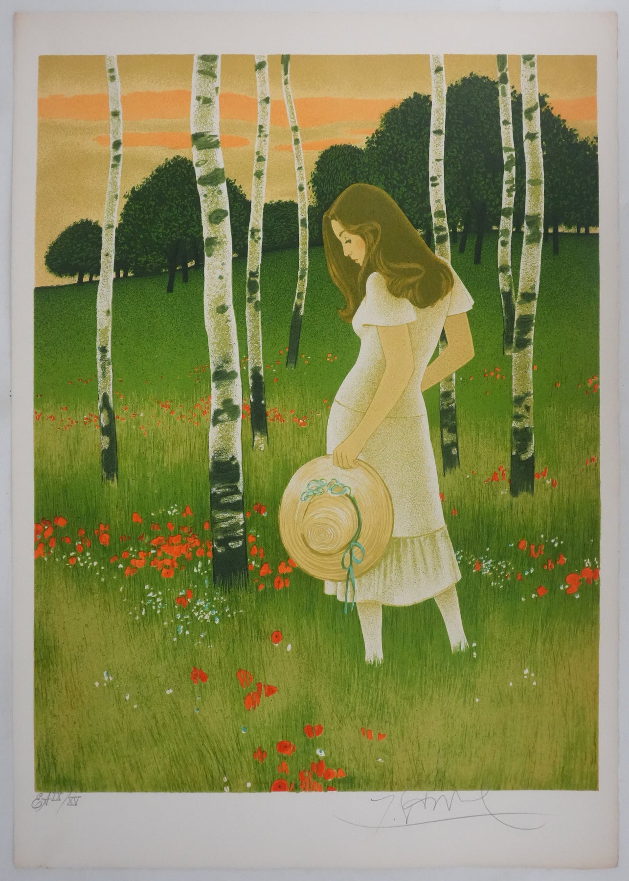 Lithographie de Yves Ganne