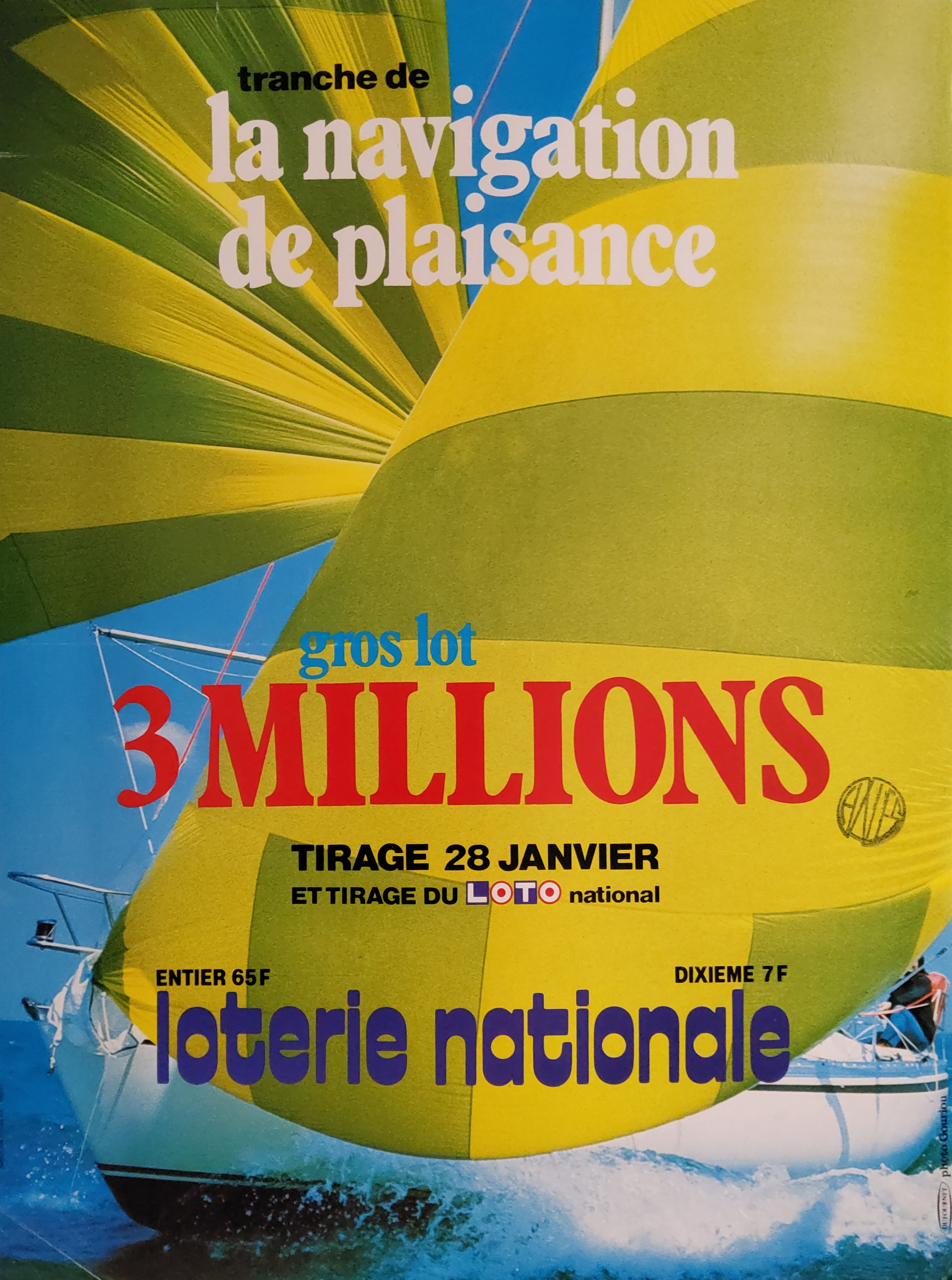Loterie nationale - Tranche de la navigation de plaisance - 28 janvier