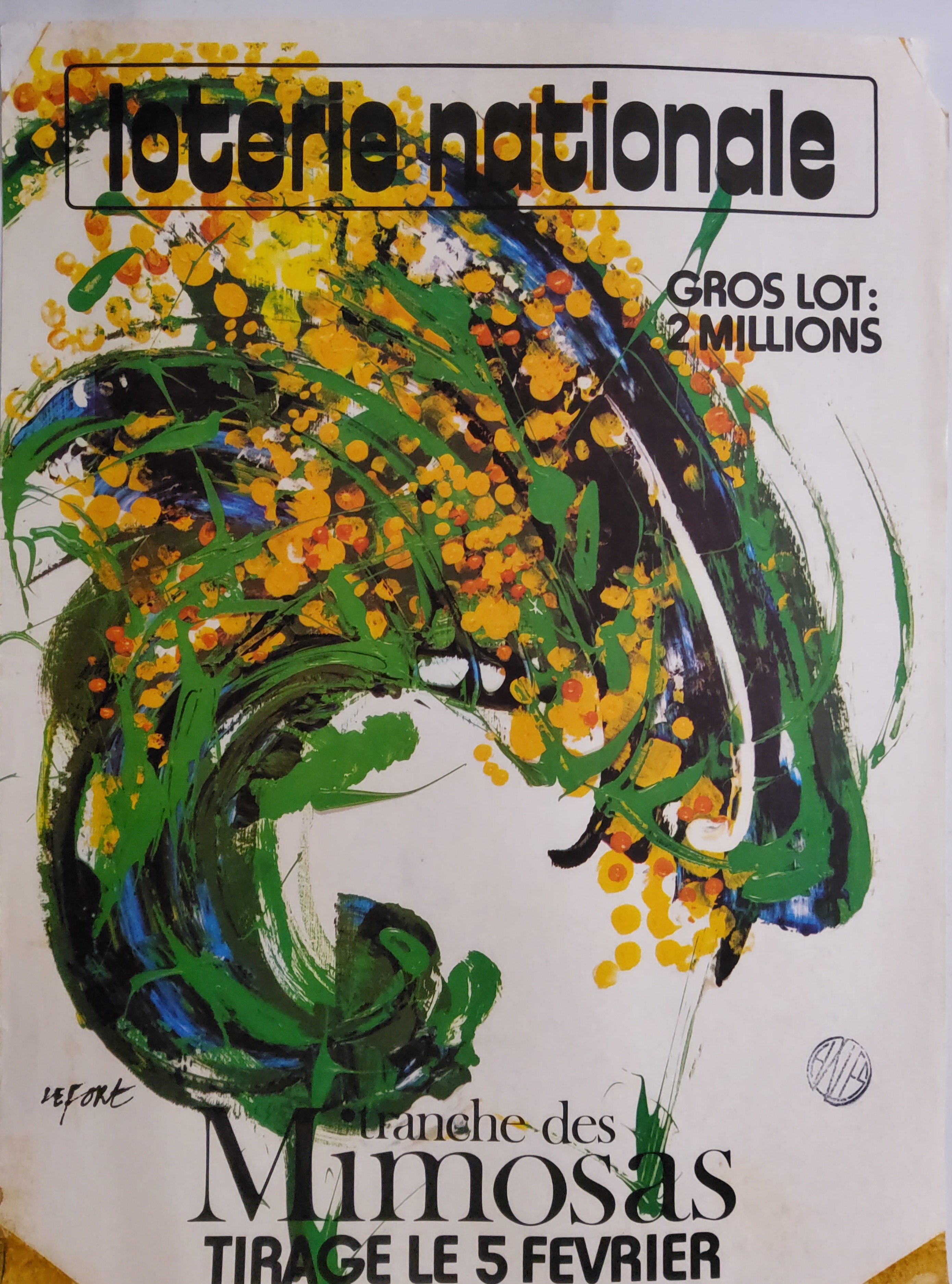 Loterie nationale - Tranche des mimosas - 5 février