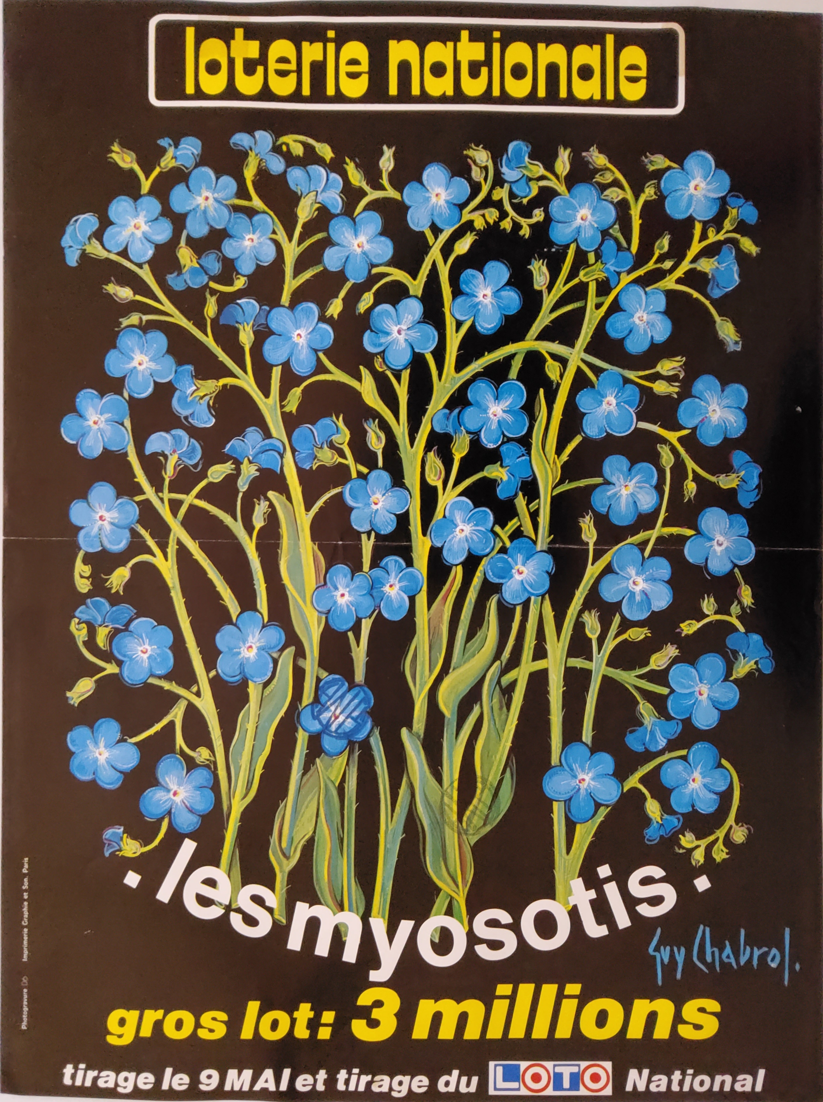 Loterie nationale - Les myosotis - 9 mai