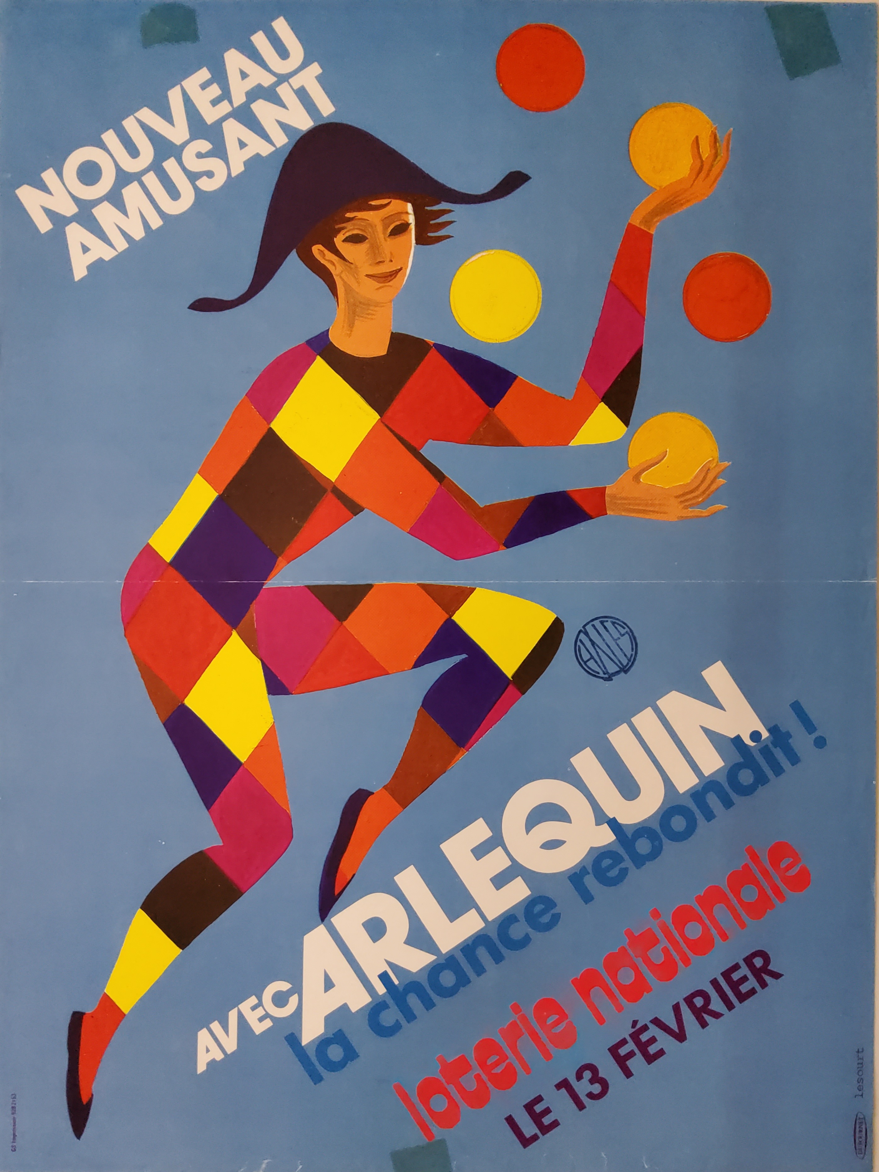 Loterie nationale - Arlequin - 13 février