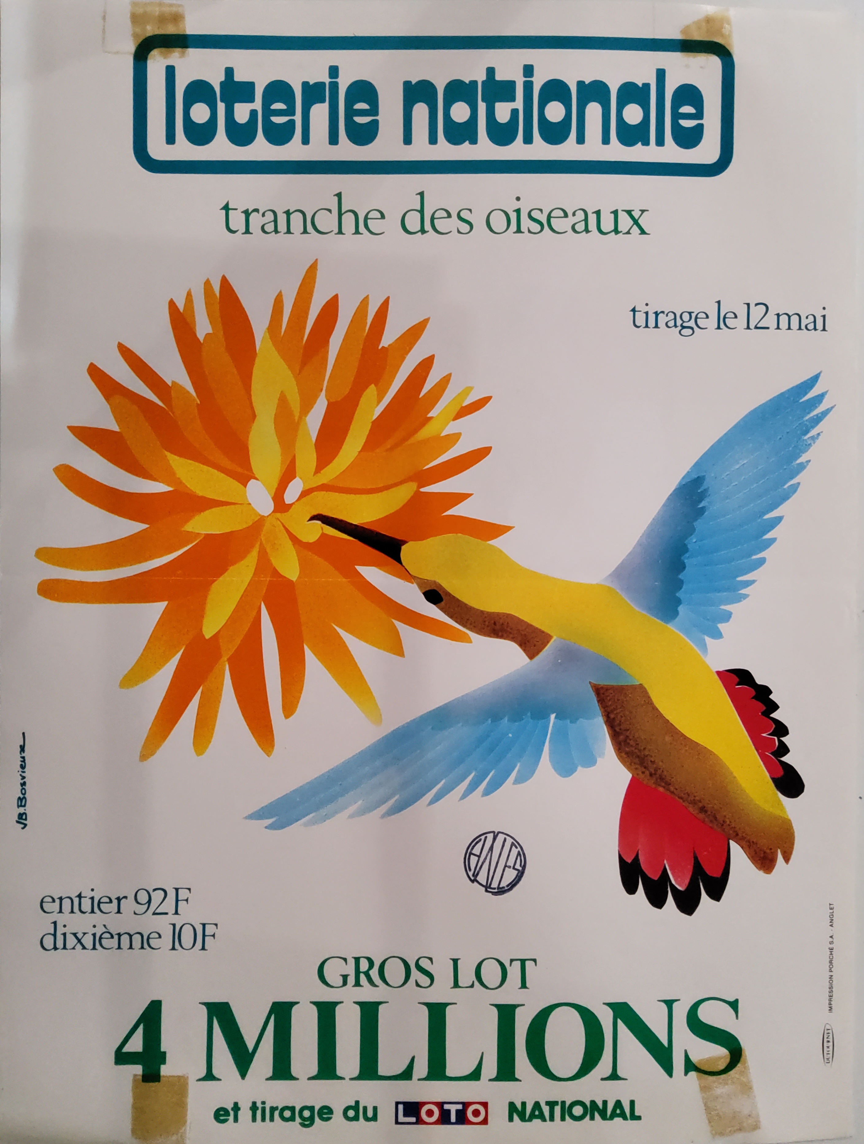 Loterie nationale - Tranche des oiseaux - 12 mai