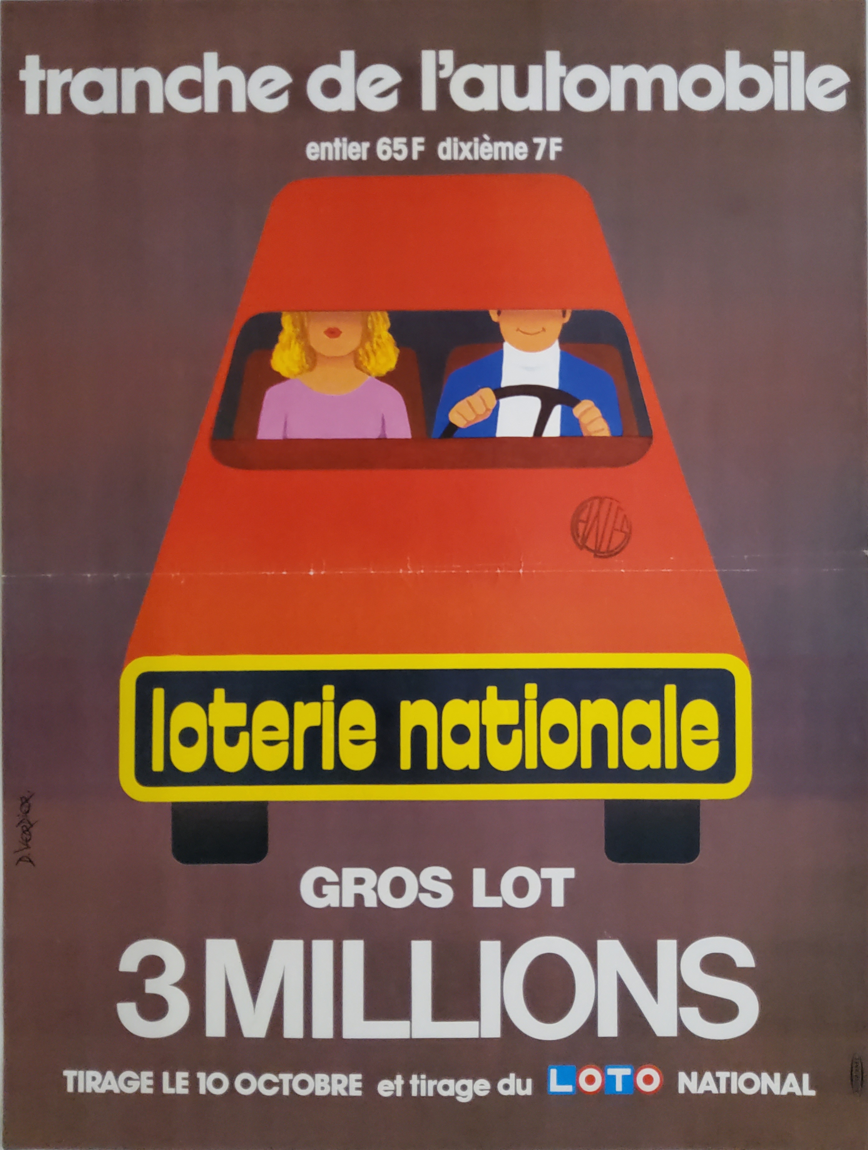Loterie nationale - Tranche de l'automobile - 10 octobre