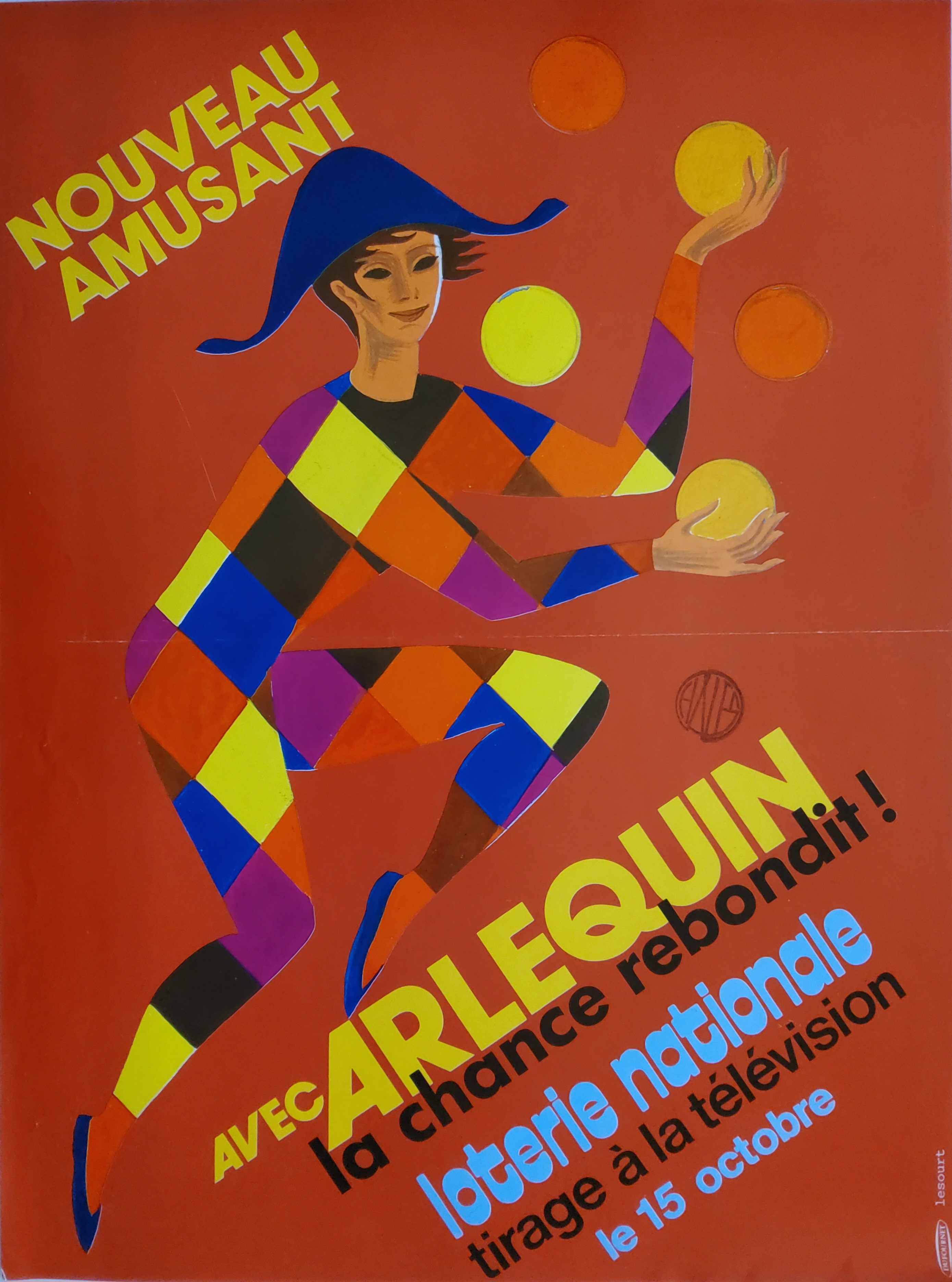 Loterie nationale - Arlequin - 15 octobre