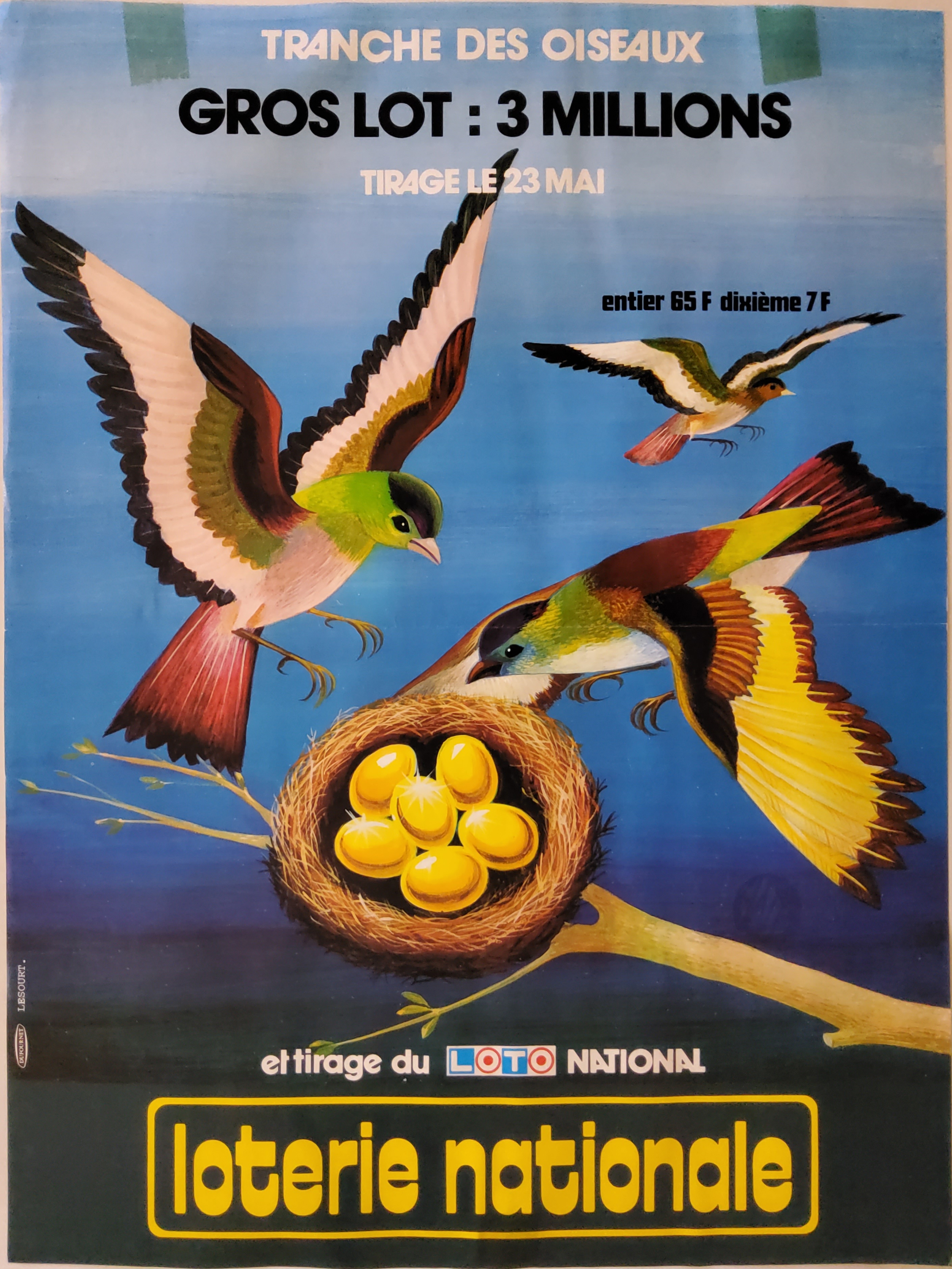 Loterie nationale - Tranche des oiseaux - 23 mai
