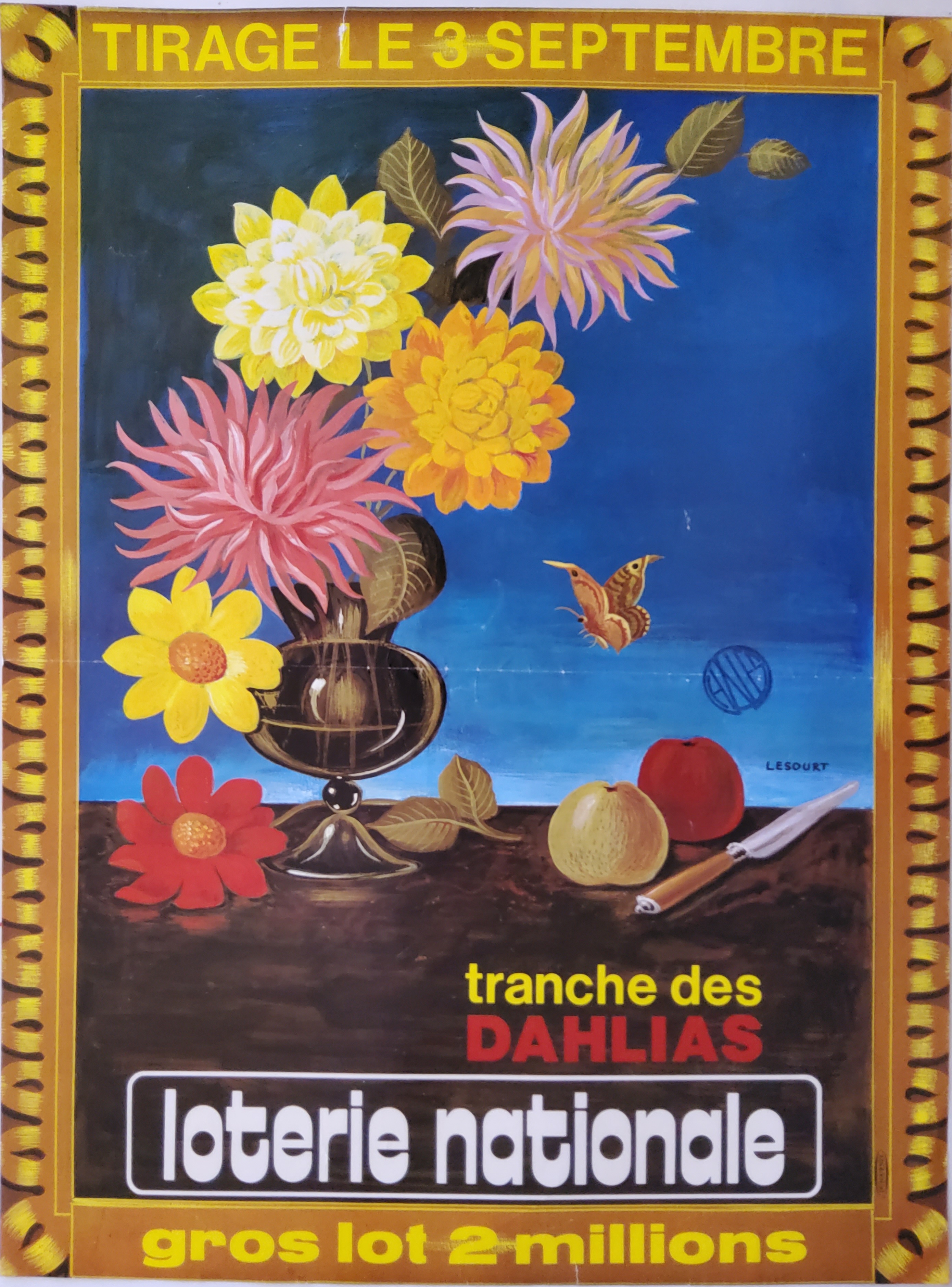 Loterie nationale - Tranche des dahlias - 3 septembre