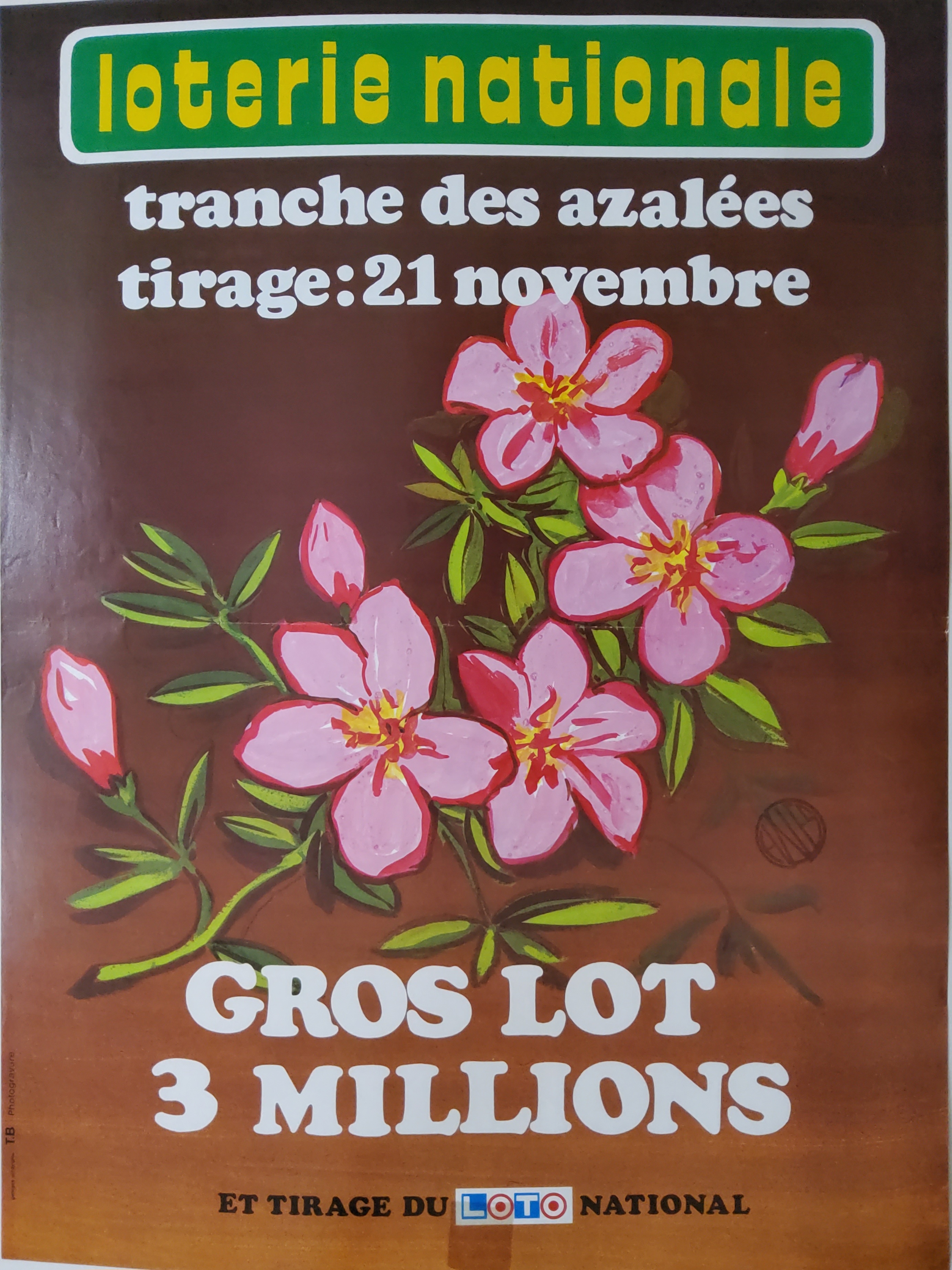 Loterie nationale - Tranche des azalées - 21 novembre