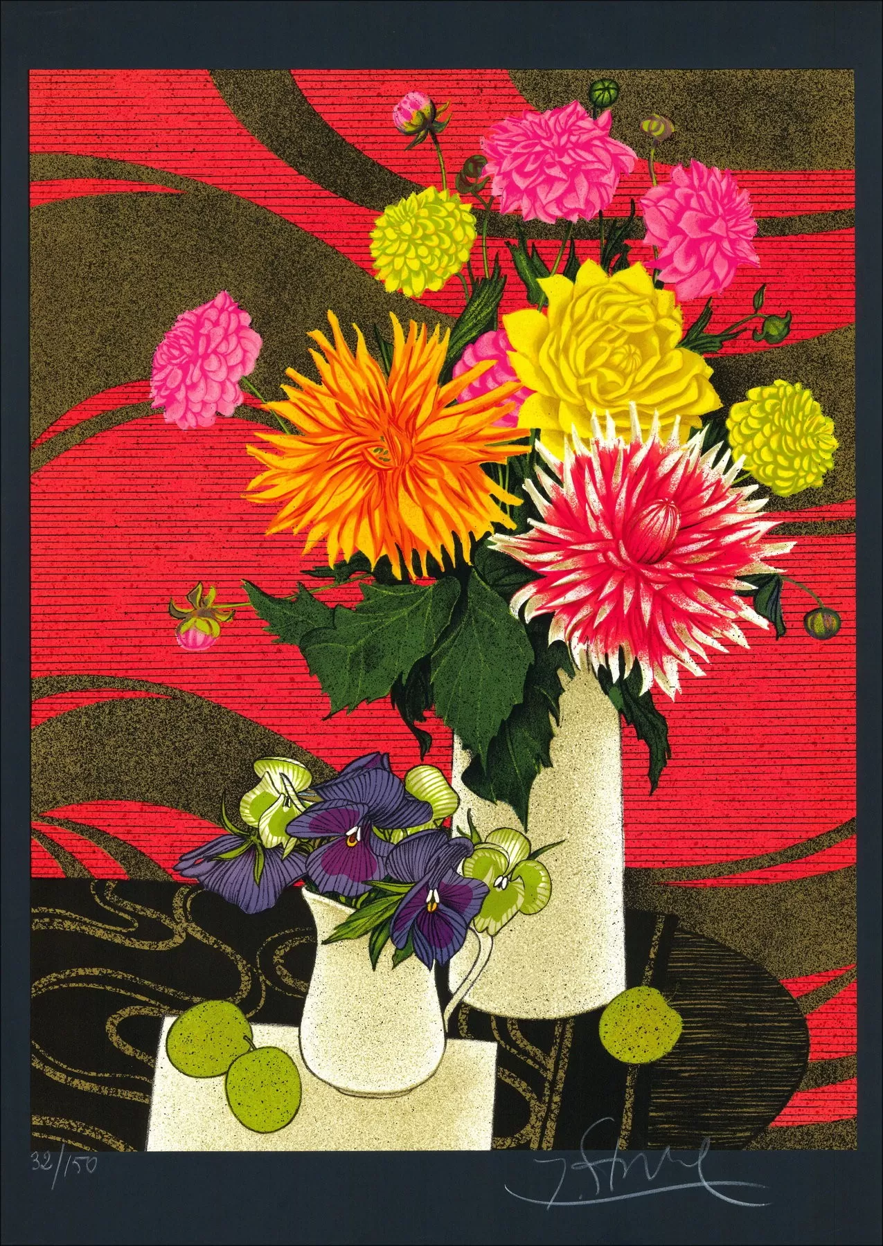 Lithographie  de Yves Ganne