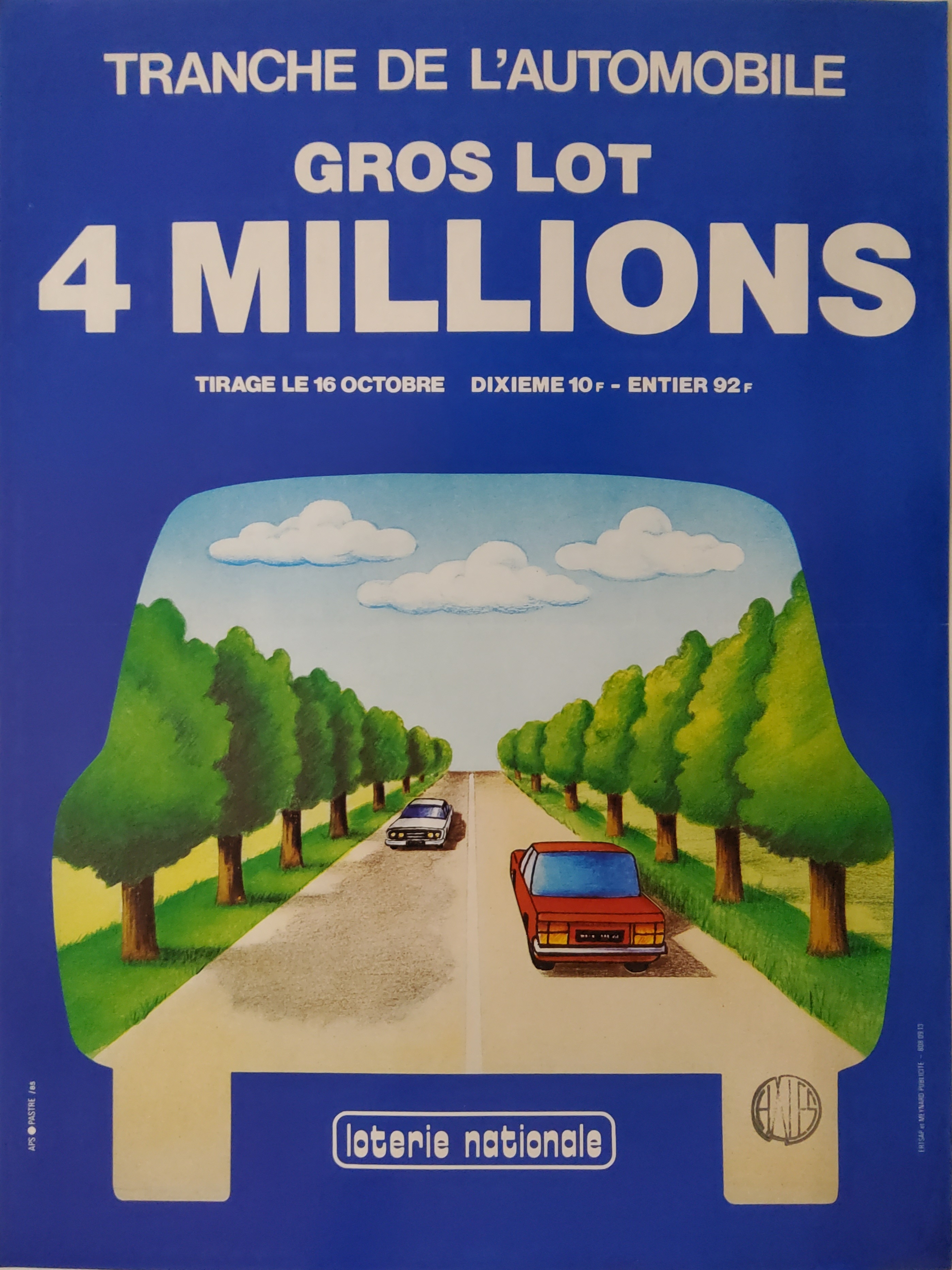 Loterie nationale - Tranche de l'automobile - 16 octobre