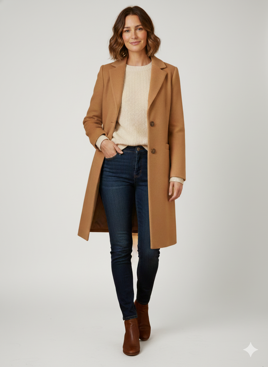 Classic Camel Overcoat