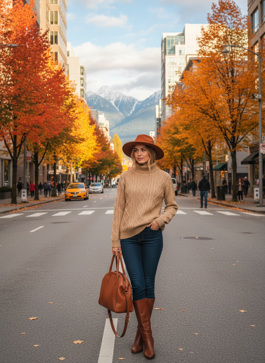 Stylish Beige Sweater