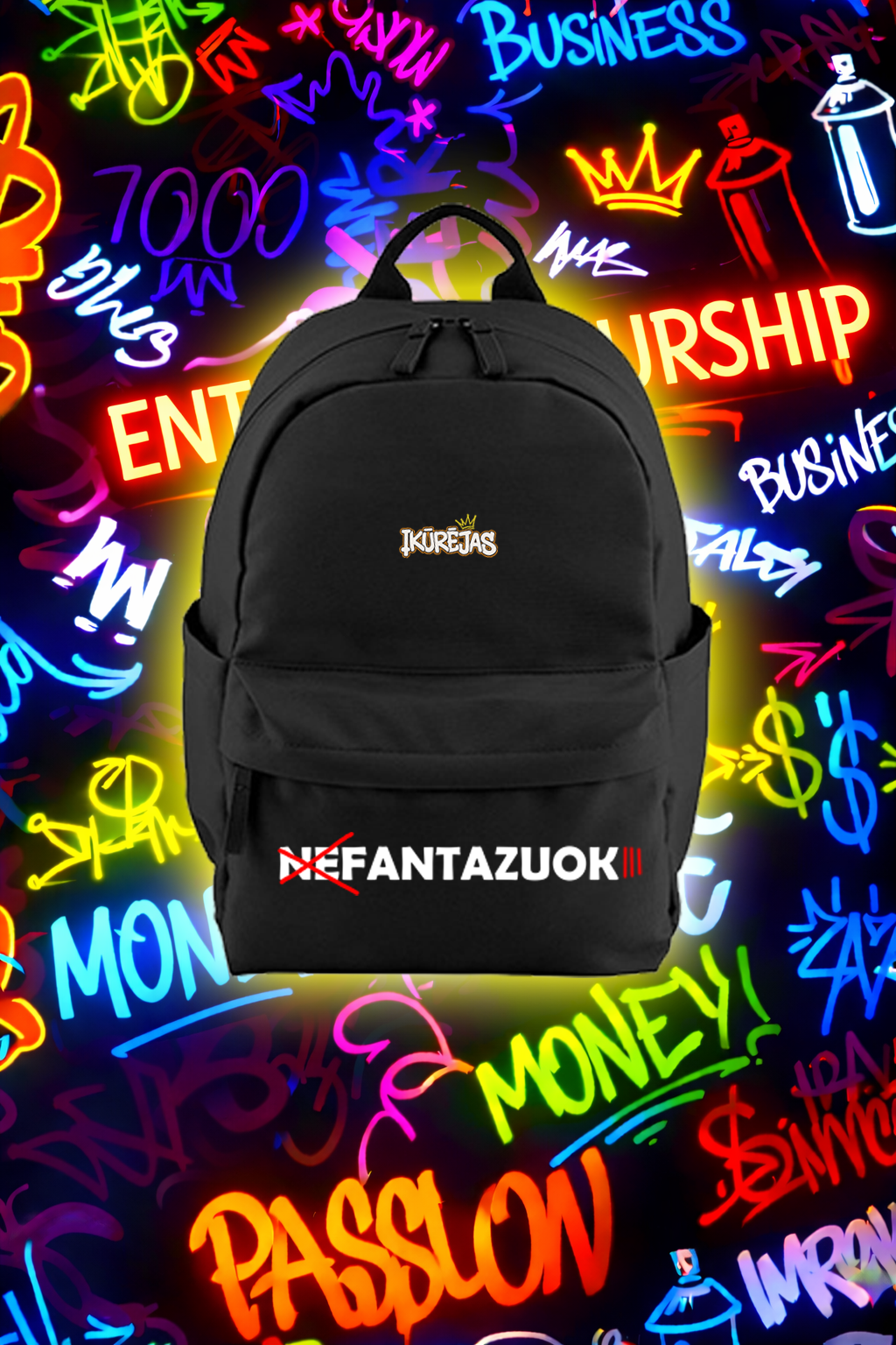 ĮKŪRĖJAS kuprinė „FANTAZUOK“