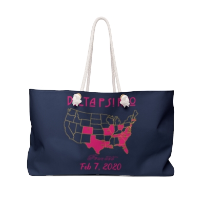 Custom Tote Bag with Map Design