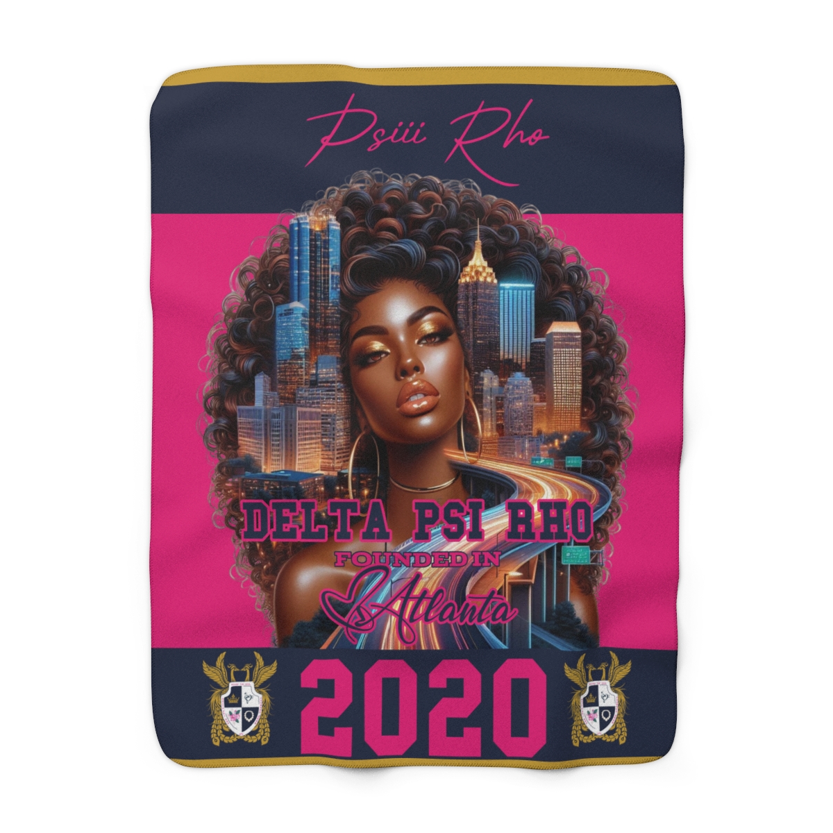Delta Psi Rho Atlanta Commemorative Blanket