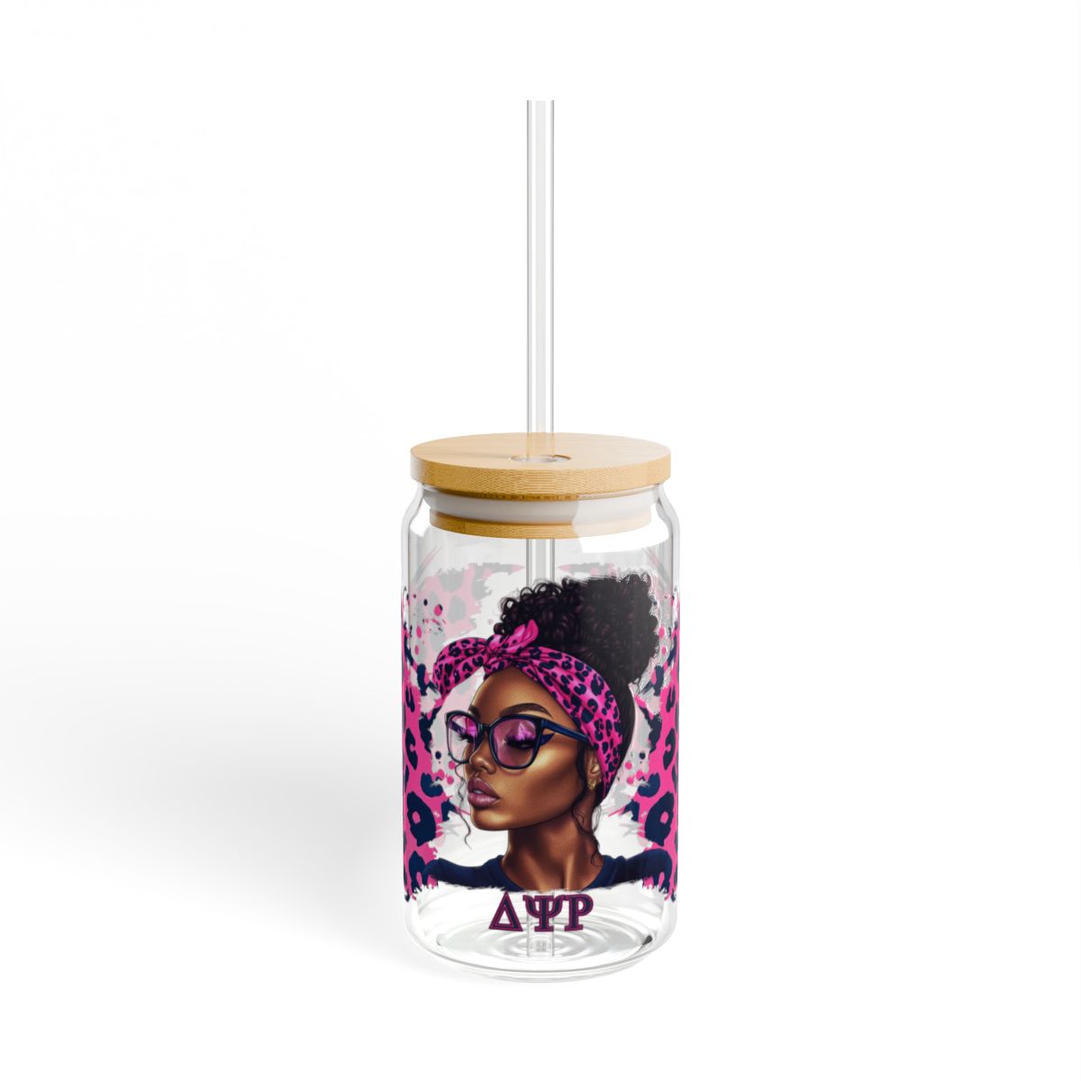 Delta Phi Rho Illustrated Glass Tumbler