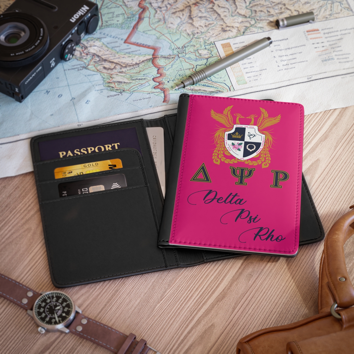 Delta Psi Rho Passport Holder