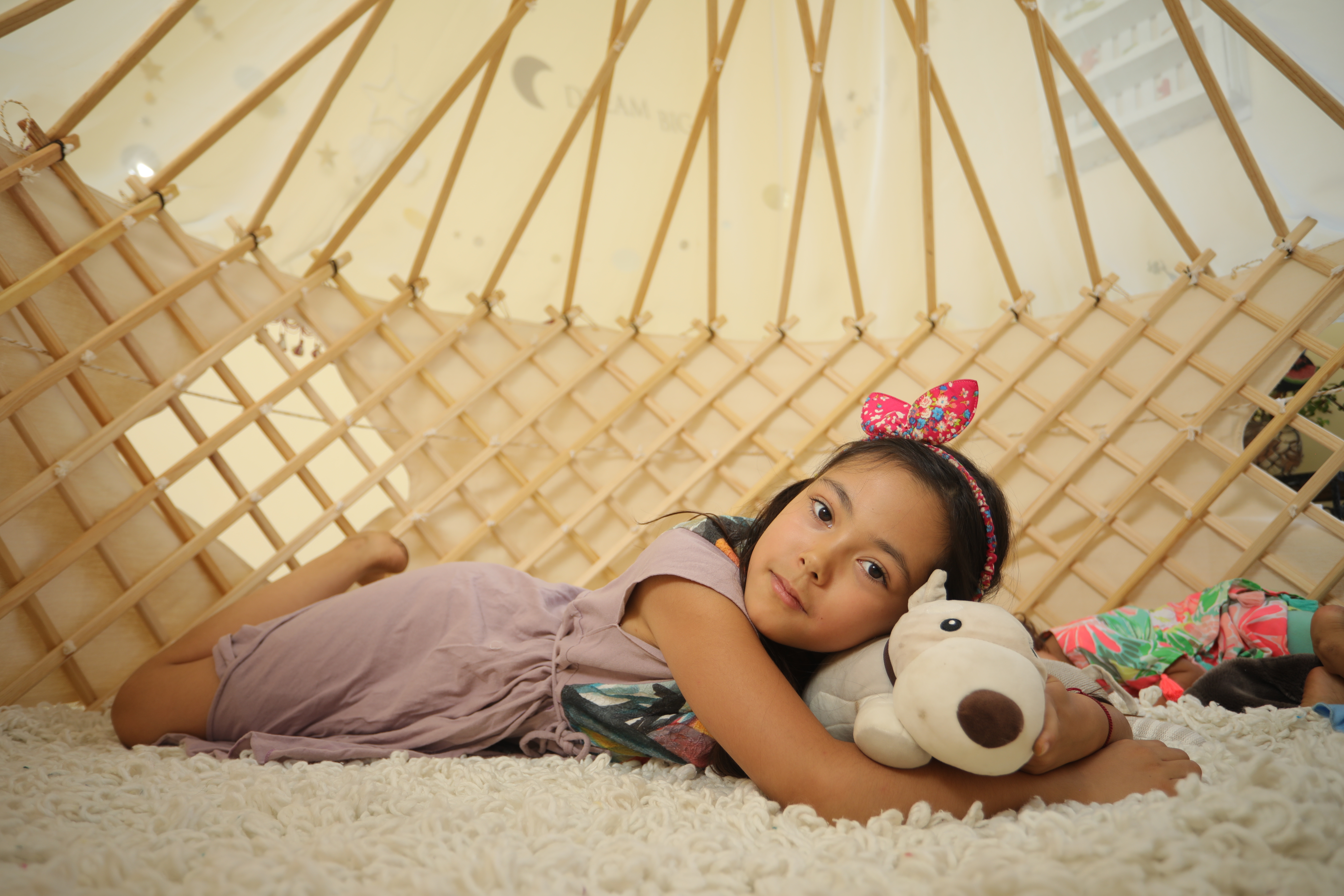 Yurta infantil o casita de juego