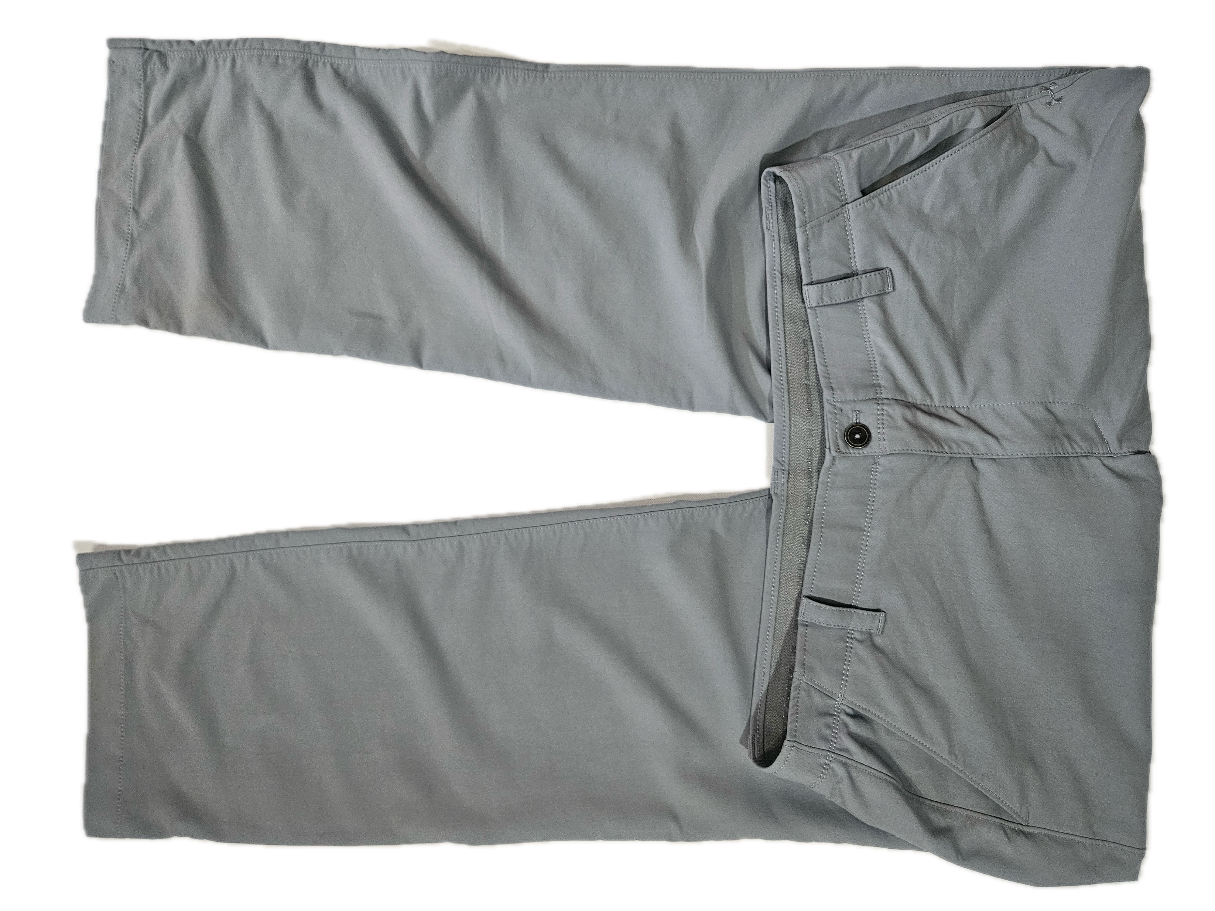 Under Armour Pants Mens 38x32 Gray Athletic Stretch Zip Closure Pockets
