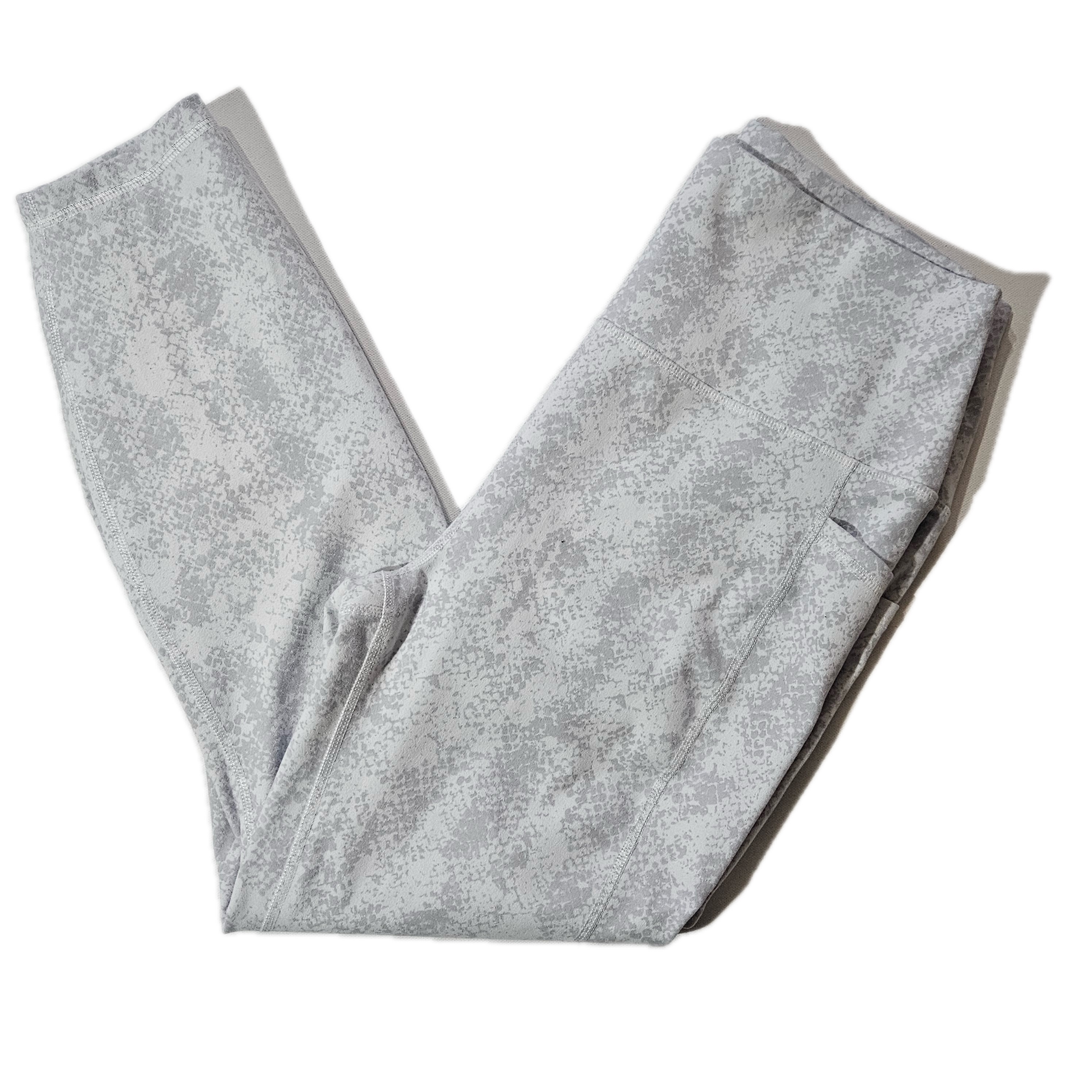 RBX Pants Womens XL Gray Ankle Jersey Camouflage Skinny Stretch Pockets