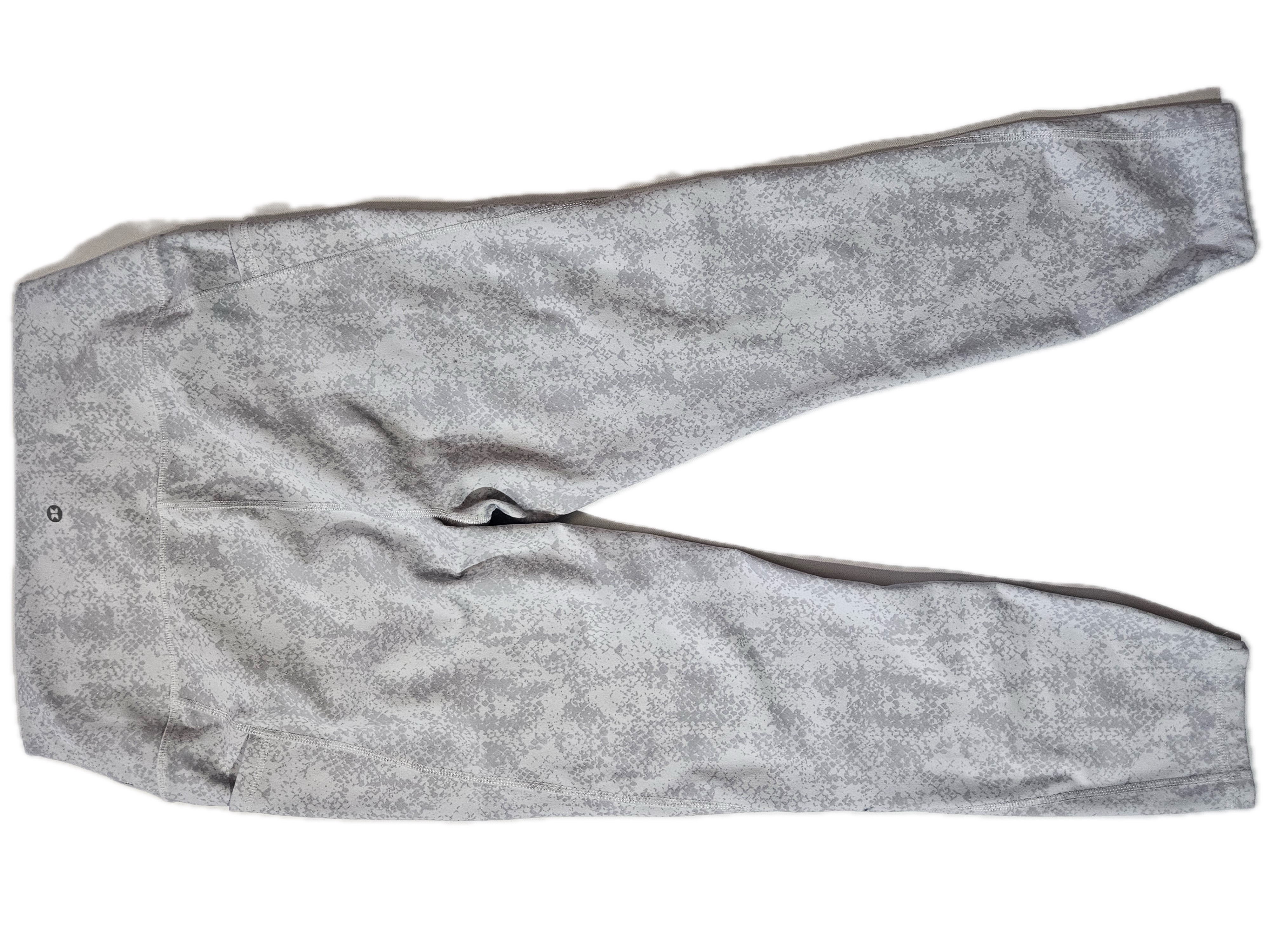 RBX Pants Womens XL Gray Ankle Jersey Camouflage Skinny Stretch Pockets