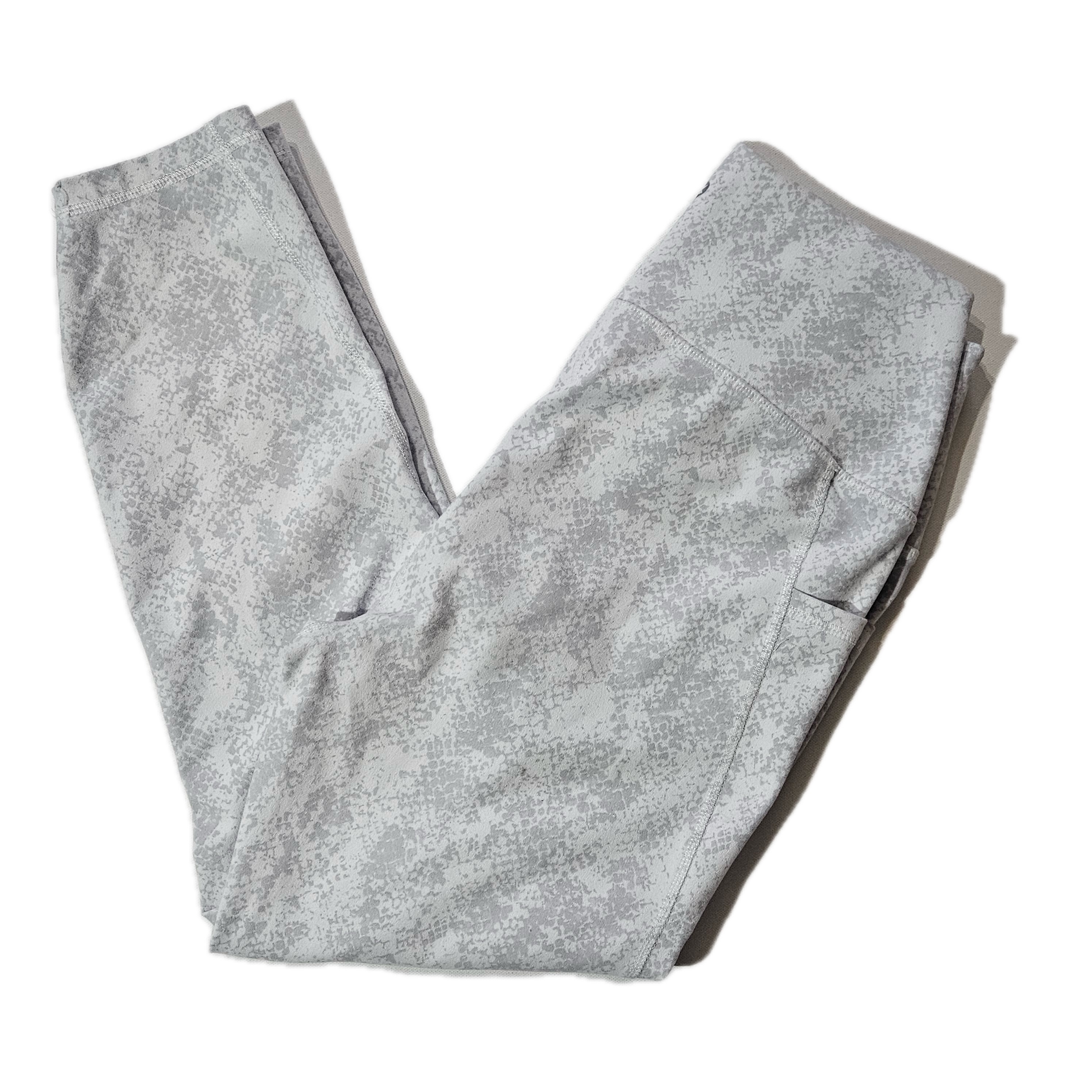 RBX Pants Womens XL Gray Ankle Jersey Camouflage Skinny Stretch Pockets