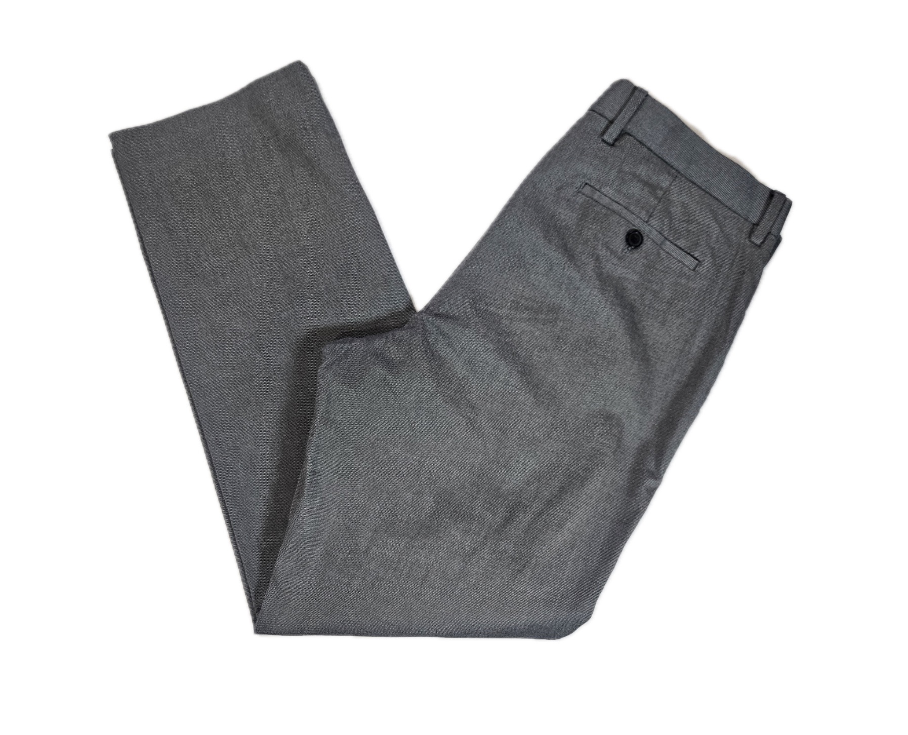 Banana Republic Mens Dress Pants 35x32 Gray Slim Fit Business Casual Career Wear