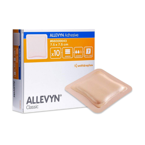 ALLEVYN ADHESIVE 7.5 X 7.5 CM