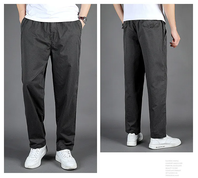 Men's Casual Black Pants
