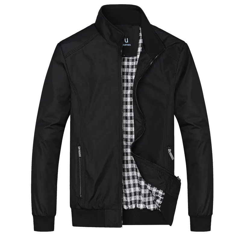 Men's Black Casual Jacket