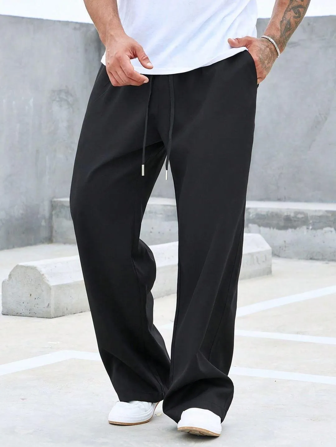 Men's Black Casual Pants