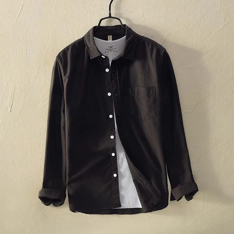 Classic Black Button-Up Shirt