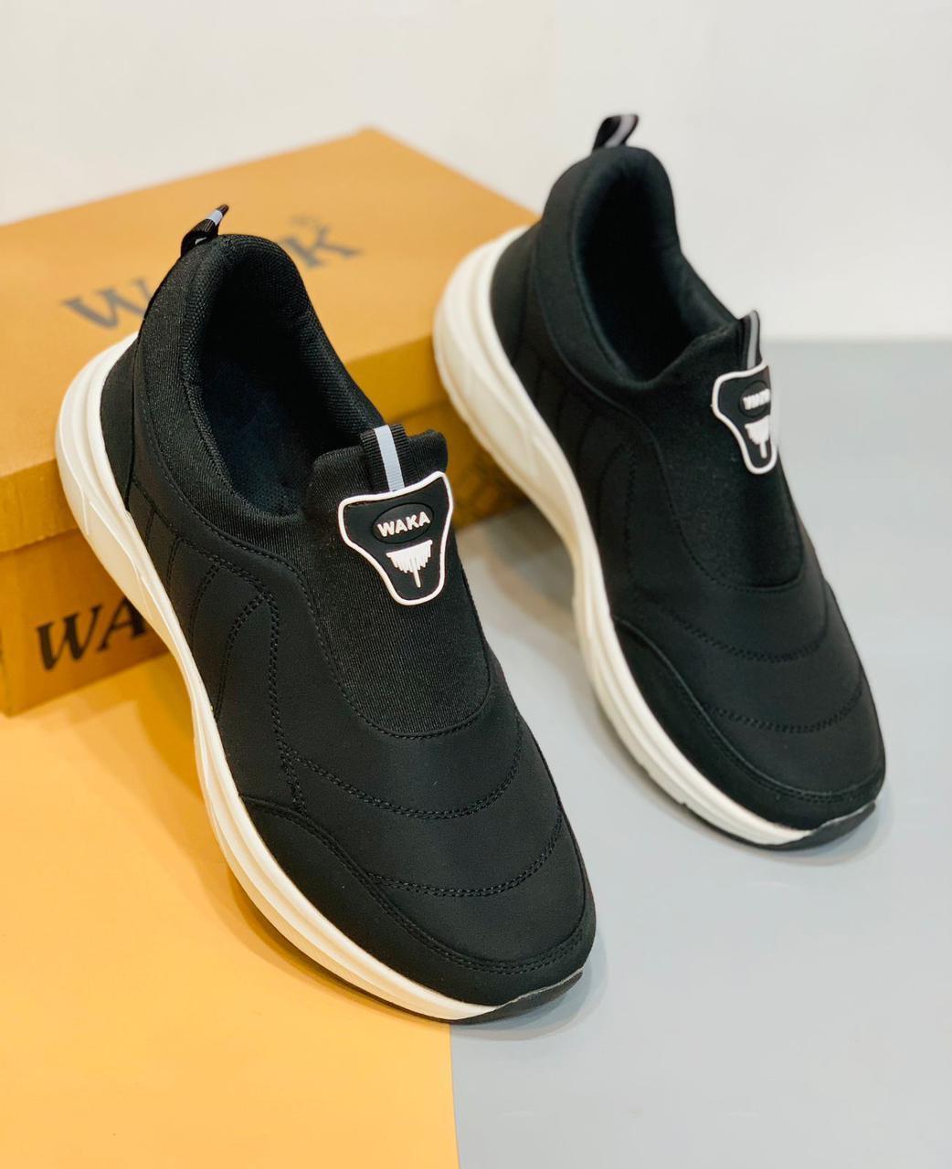 Black Slip-On Sneaker