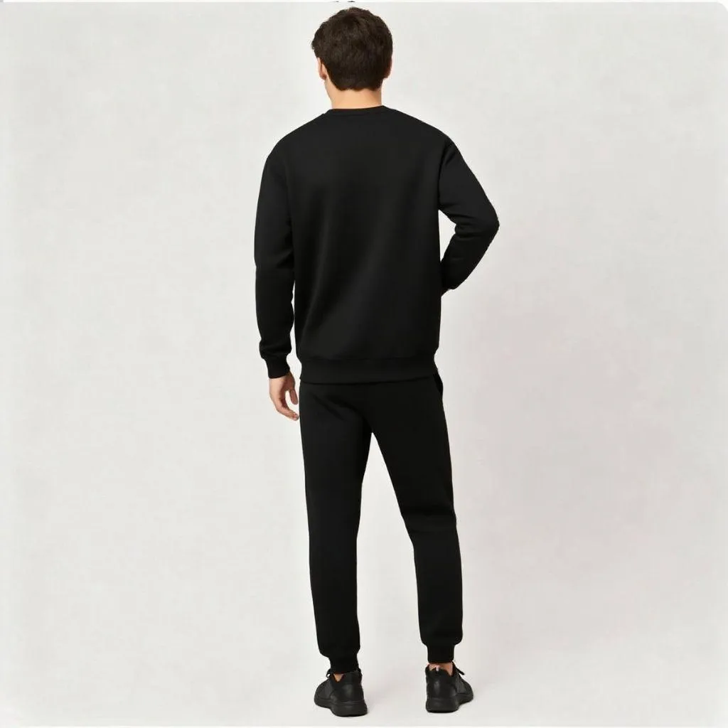 Black Tracksuit Set