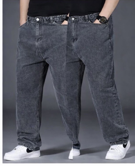 Men's Relaxed Fit Washed Jeans