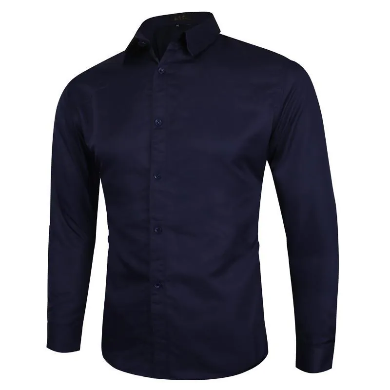 Men's Navy Blue Formal Shirt