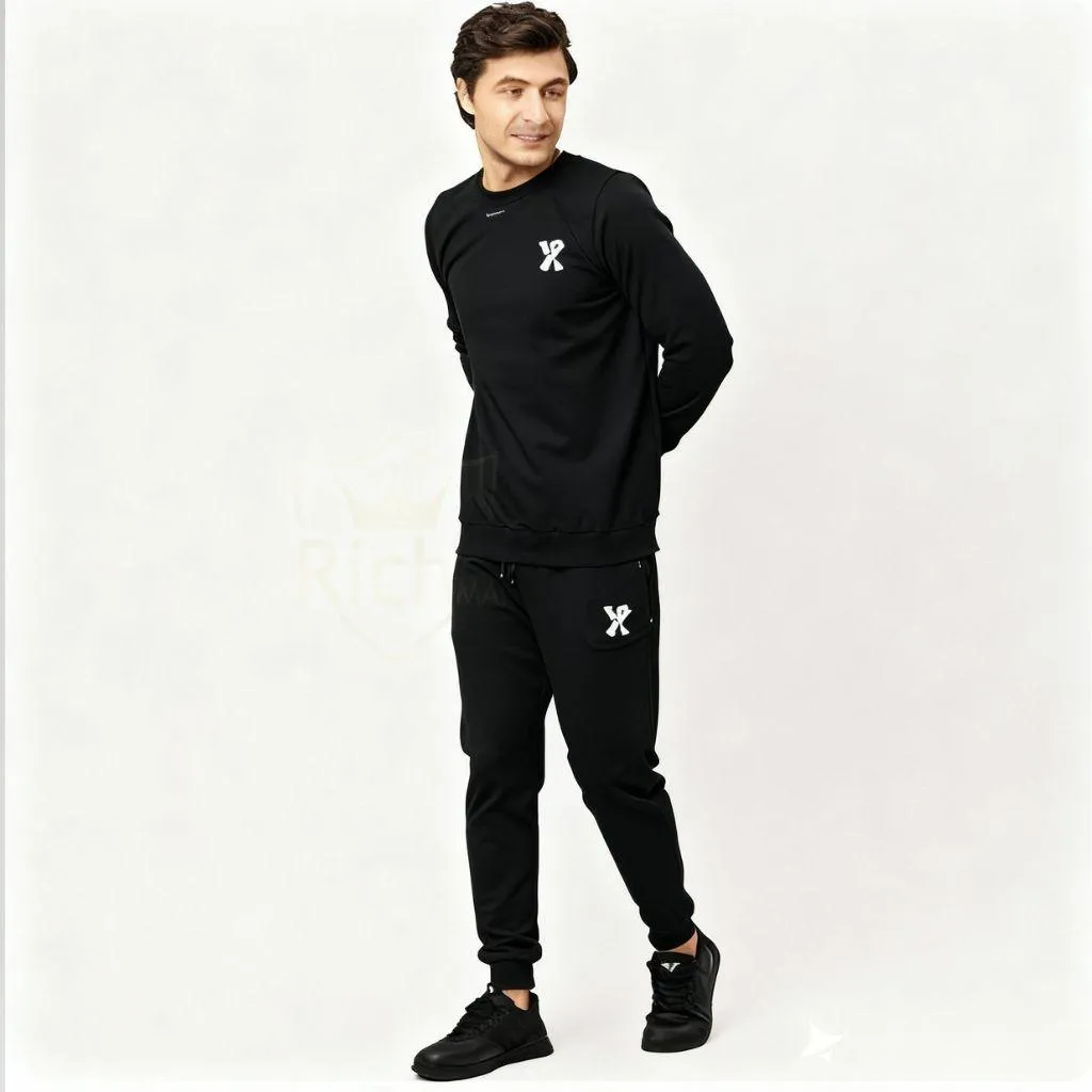 Black Tracksuit Set