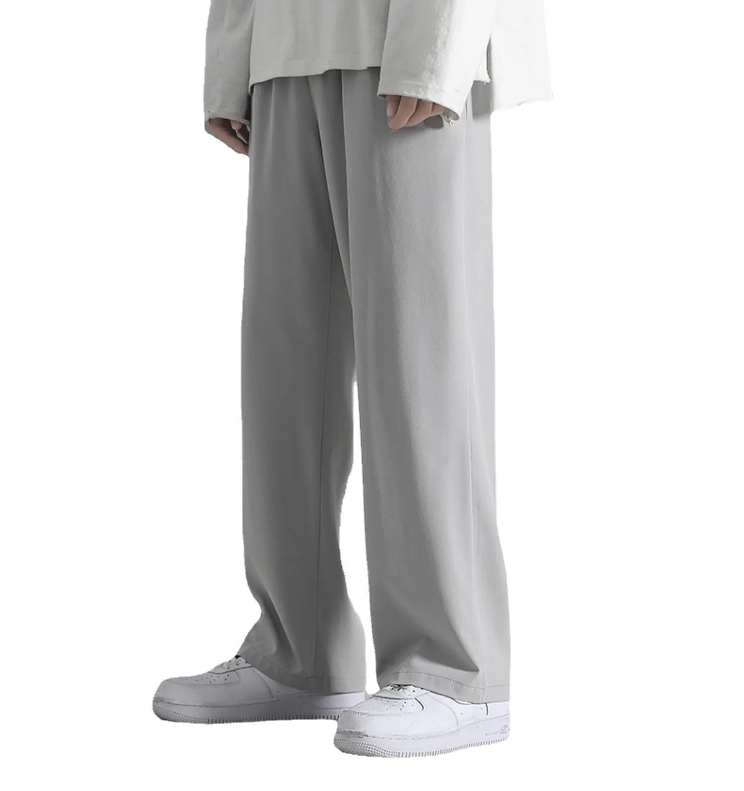 Light Gray Casual Pants