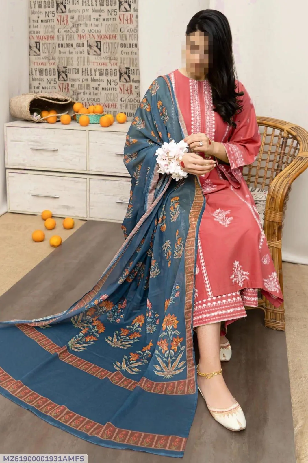 Elegant Floral Printed Dress