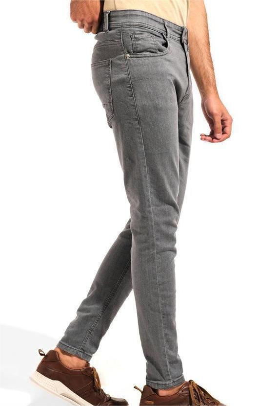 Men's Grey Skinny Jeans