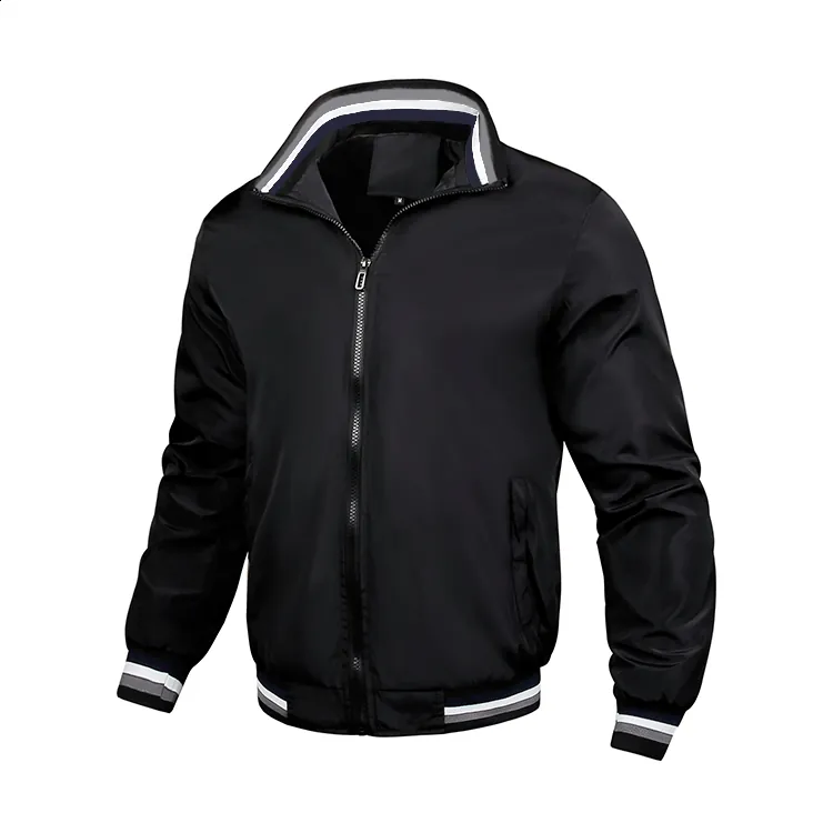 Men's Black Bomber Jacket