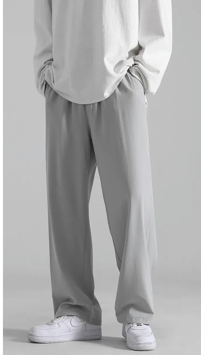 Light Gray Casual Pants