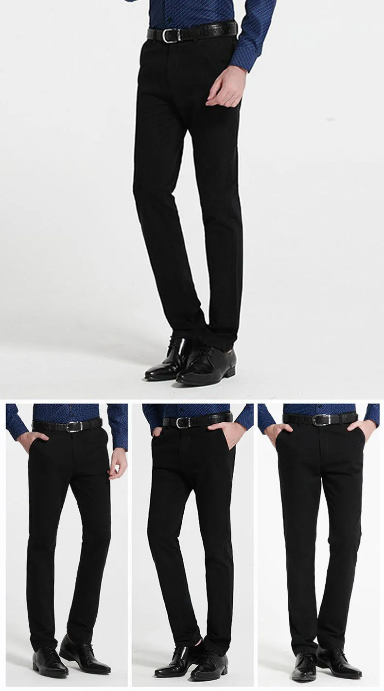 Men's Black Formal Trousers