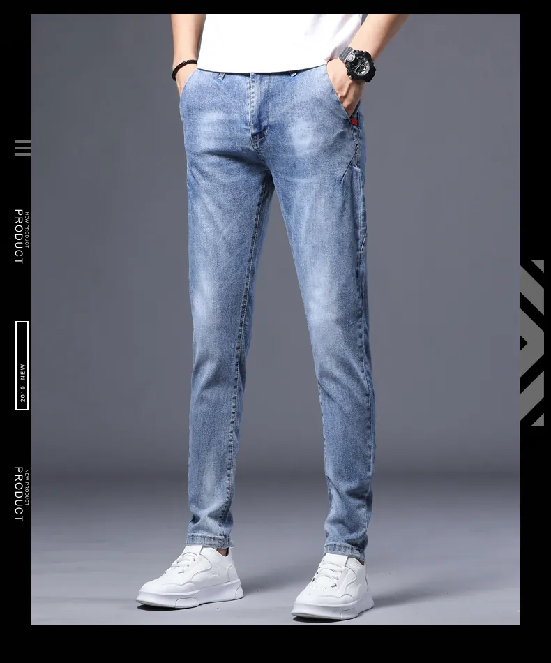 Slim Fit Blue Jeans