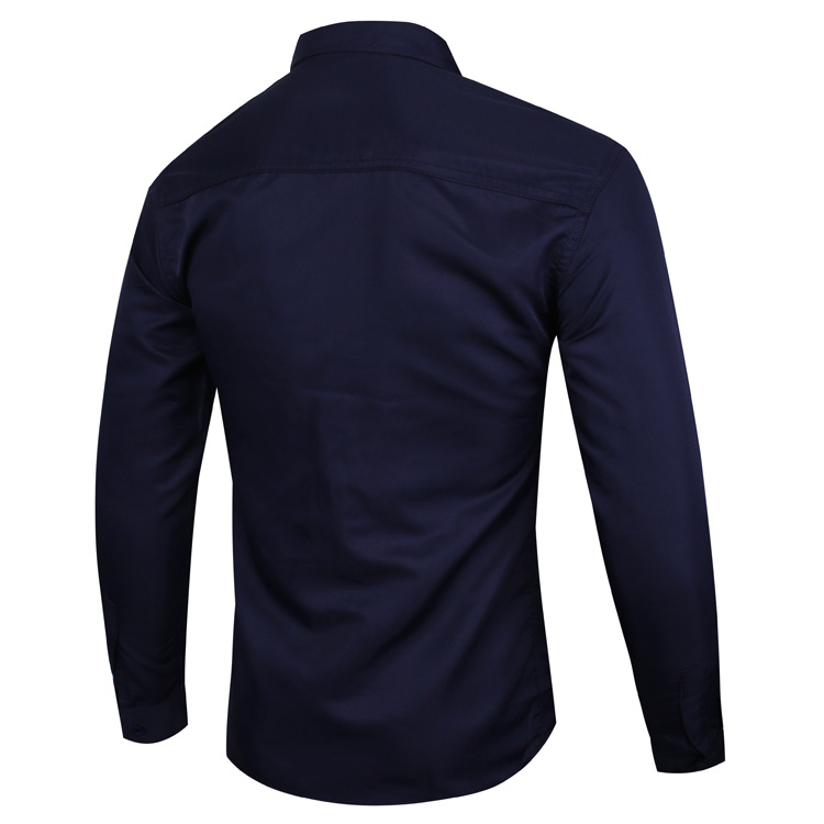 Men's Navy Blue Formal Shirt