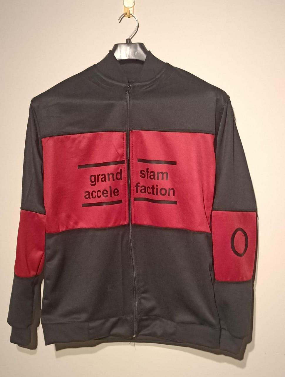 Wine Red Casual Jacket