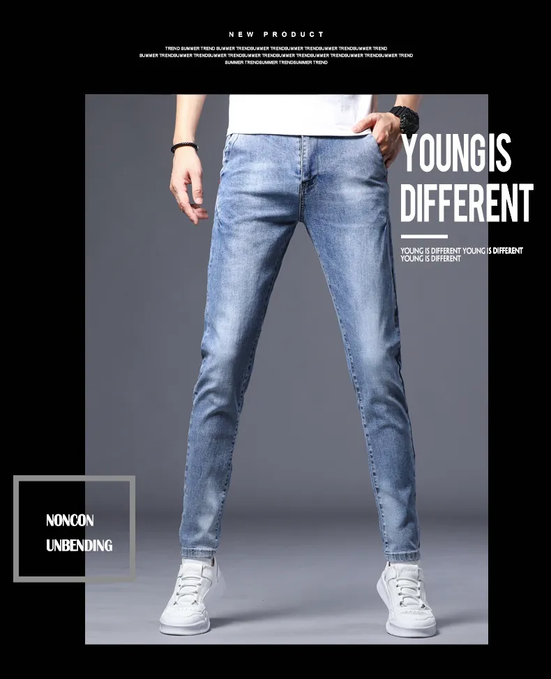 Slim Fit Blue Jeans