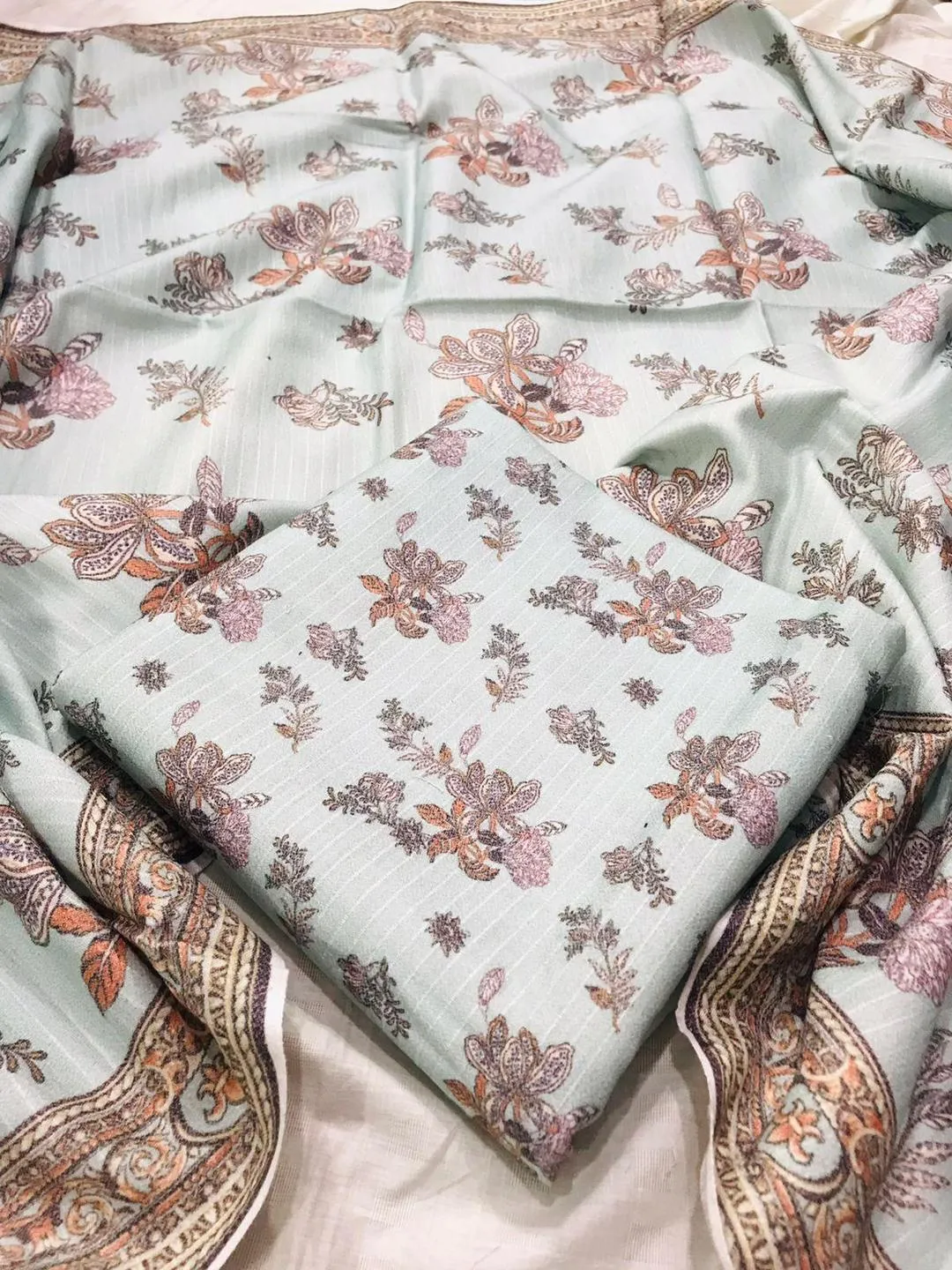 Floral Printed Fabric Set