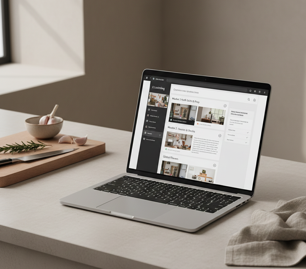 Curso en línea: Fundamentos de cocina en casa