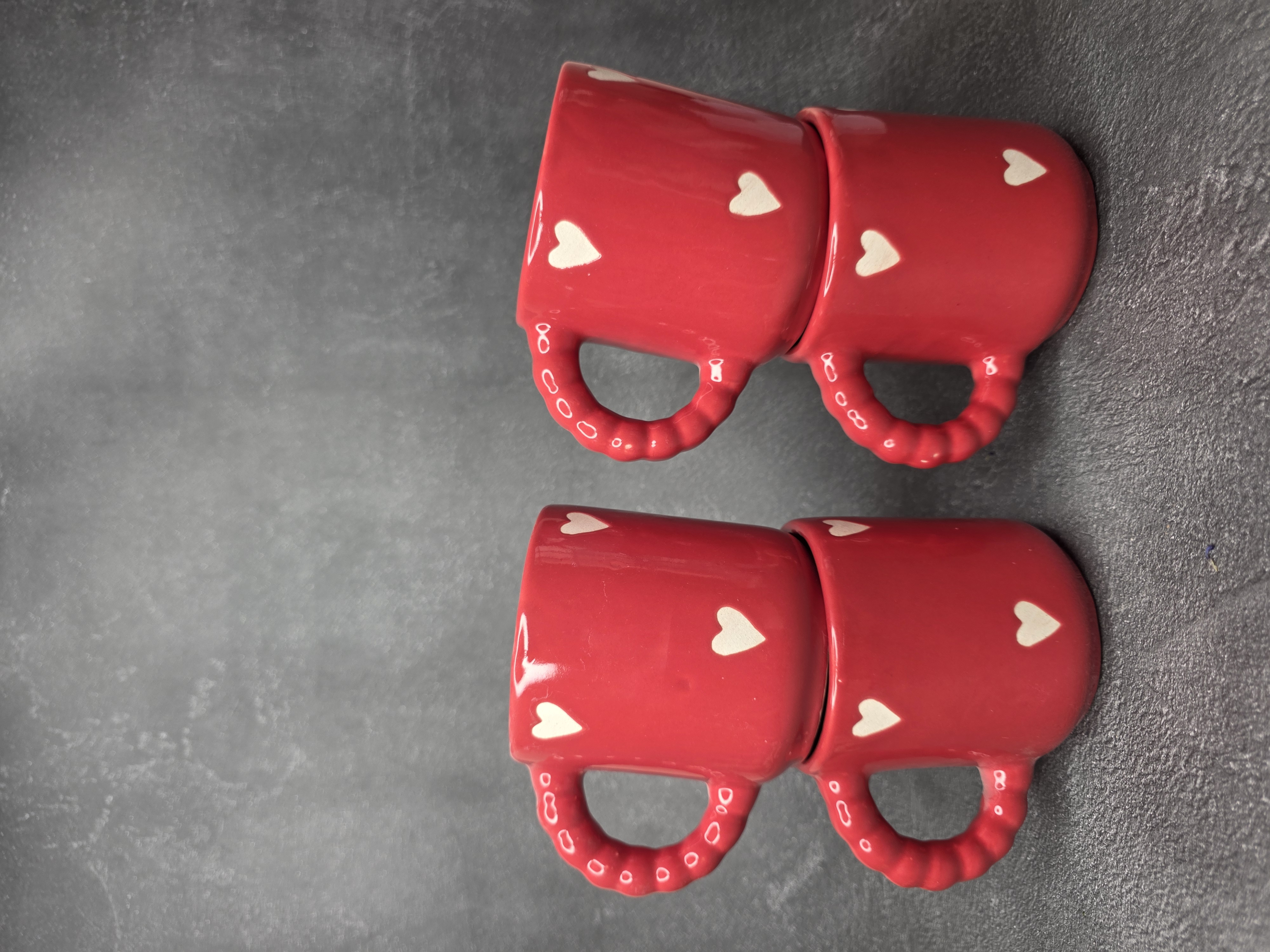 Red Heart Ceramic Mug